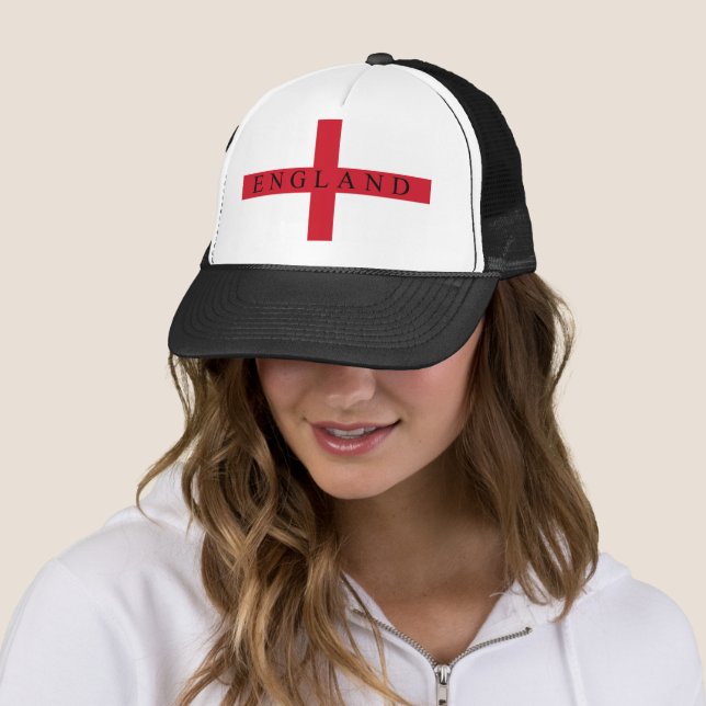 England Flag Trucker Hat (In Situ)