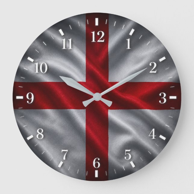 England Flag Watch 2026 Large Clock (Front)
