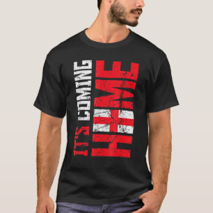 England Football It's Coming Home Flag Three Lio T-Shirt