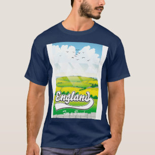 England For a Break vintage style travel poster T-Shirt