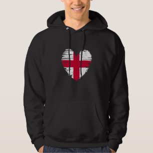 England Heart England Flag England Pride Hoodie