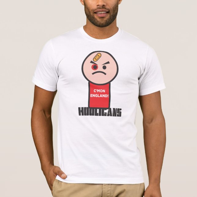 England Hooligan T-Shirt (Front)