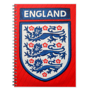 England International Football club badge Notebook
