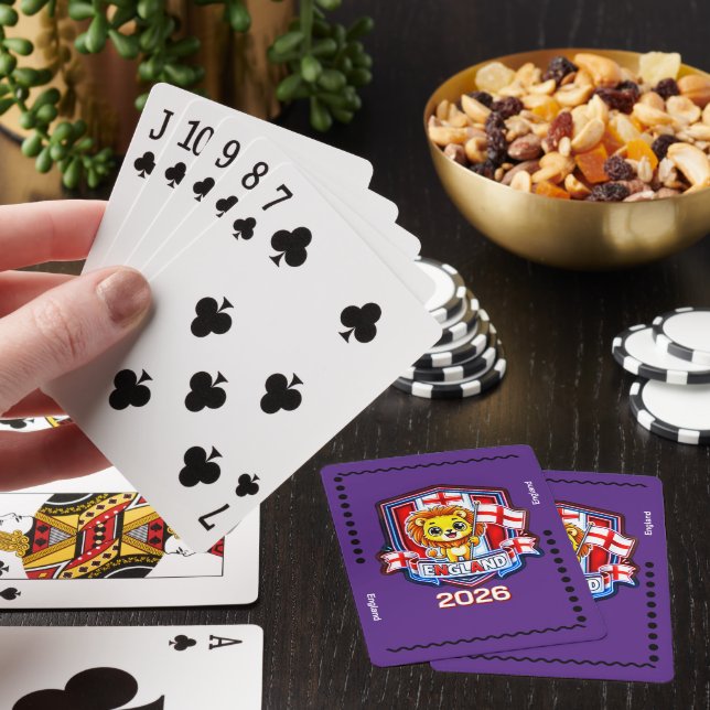 England Kids Playing Cards (In Situ)