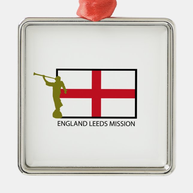 ENGLAND LEEDS MISSION LDS CTR METAL ORNAMENT (Front)