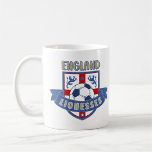England Lionesses Soccer Crest (#02) Mug