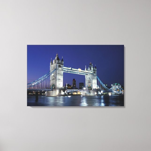 England, London, Tower Bridge 3 Canvas Print (Front)