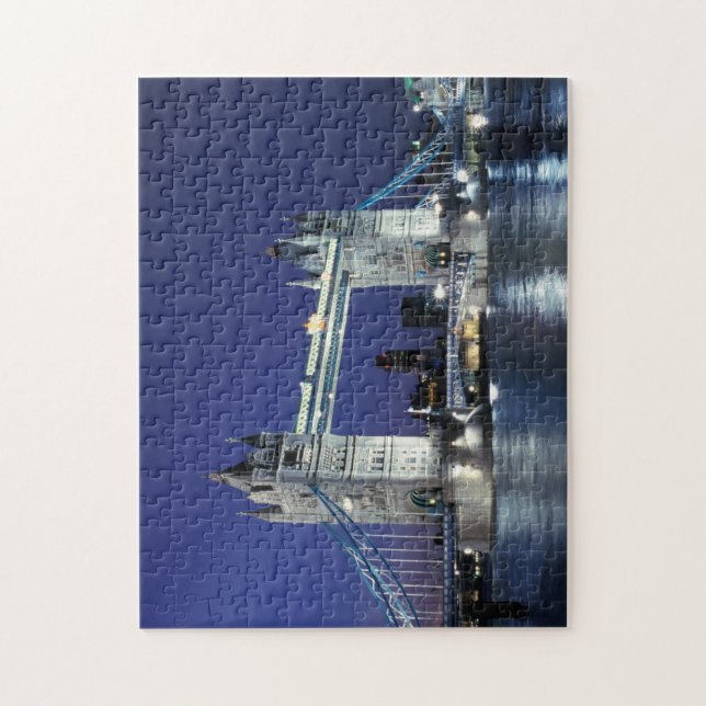 England, London, Tower Bridge 3 Jigsaw Puzzle (Vertical)