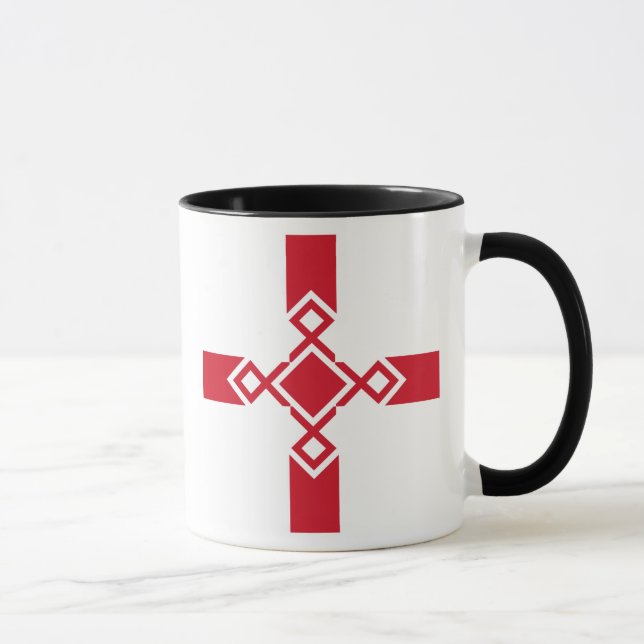 England Mug - Anglo-Saxon Rune Cross (Right)
