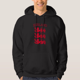 England Nation Pride Distressed British Hoodie