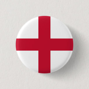 England National Flag 1 Inch Round Button
