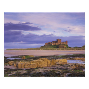 England, Northumberland, Bamburgh Castle Photo Print