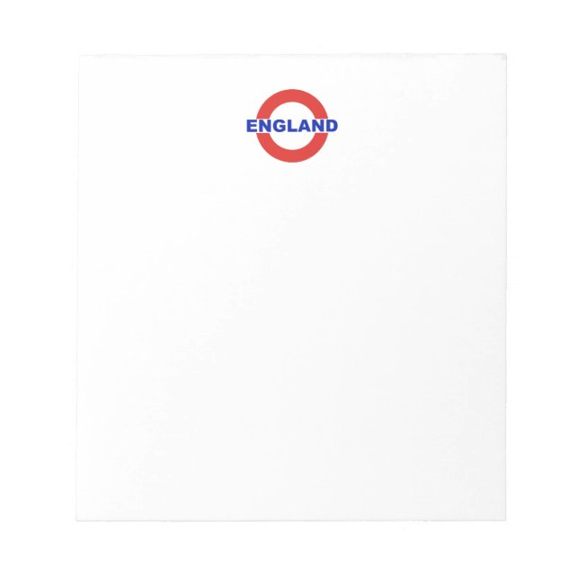 England Notepad (Front)