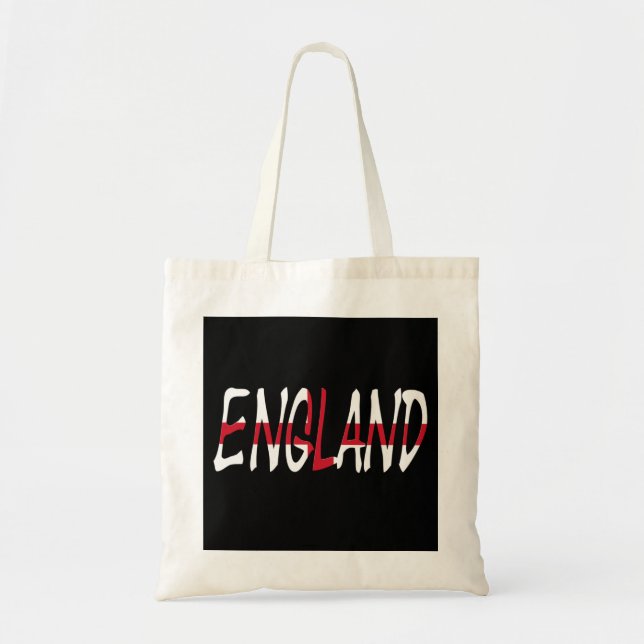 England overlaid on English Flag btcnt Tote Bag (Front)