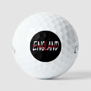 England overlaid on English Flag css gbcnt Golf Balls