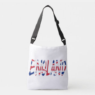 England overlaid on Union Jack Flag bagcbbcn Crossbody Bag