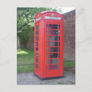 England Phonebooth Postcard