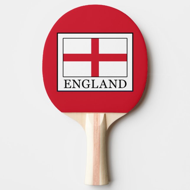 England Ping Pong Paddle (Front)