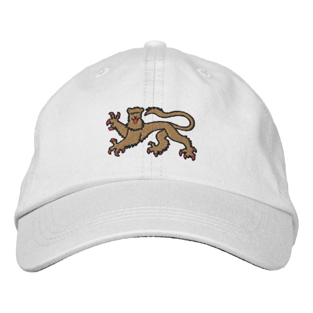 England Rampant lion English Embroidered cap (Front)