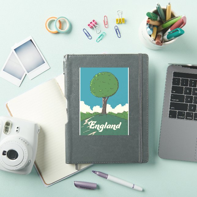 England Retro travel poster (iPad Cover)