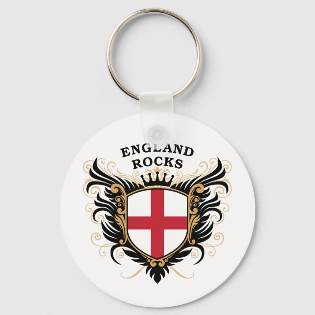 England Rocks Keychain (Front)