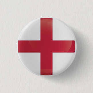 England  Round Icon Flag 1 Inch Round Button
