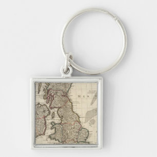 England, Scotland, Europe Keychain