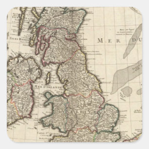 England, Scotland, Europe Square Sticker