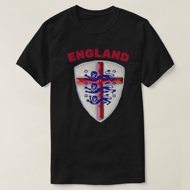 England Sheild T-Shirt (Design Front)