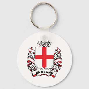 England Shield Keychain