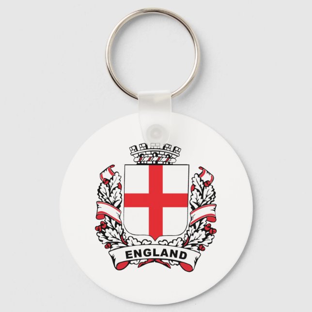 England Shield Keychain (Front)