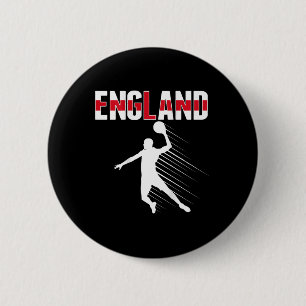 England Sketll Fans Jersey Proud English Sport Sup 2 Inch Round Button