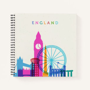 England Skyline Notebook