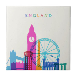 England Skyline Tile