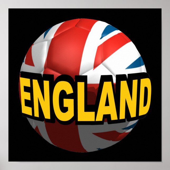 England Soccer Poster (Front)