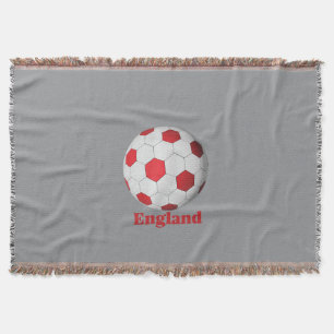 England Soccer Throw Blanket