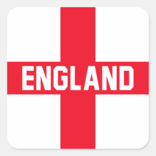 England Square Sticker