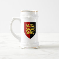 England Stein - Lions on Red & Black