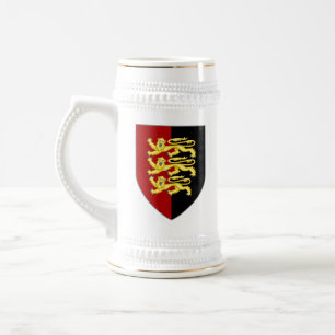 England Stein - Lions on Red & Black