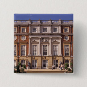England, Surrey, Hampton Court Palace. 2 Inch Square Button