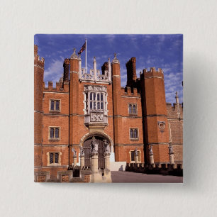 England, Surrey, Hampton Court Palace. 3 2 Inch Square Button