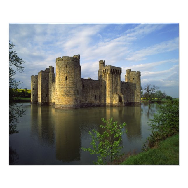 England, Sussex, Bodiam Castle Photo Print (Front)
