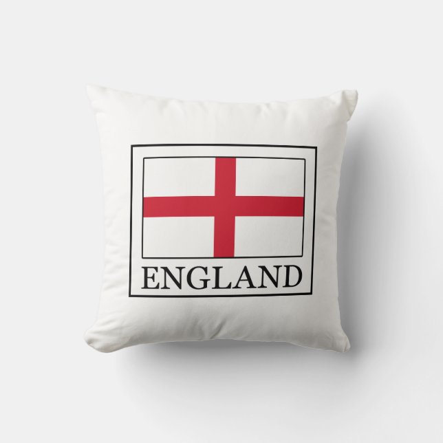 England Throw Pillow (Front)
