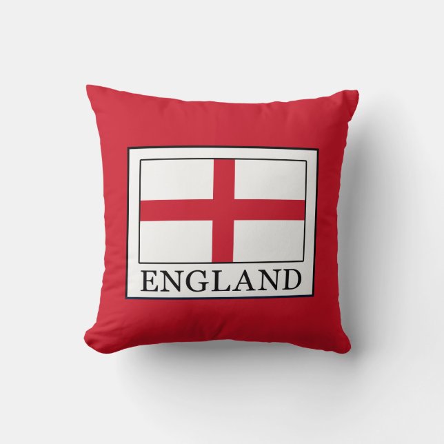 England Throw Pillow (Front)