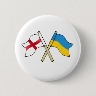 England & Ukraine Unite 2 Inch Round Button