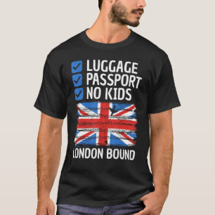 England United Kingdom UK Travel Vacation Outfit T T-Shirt