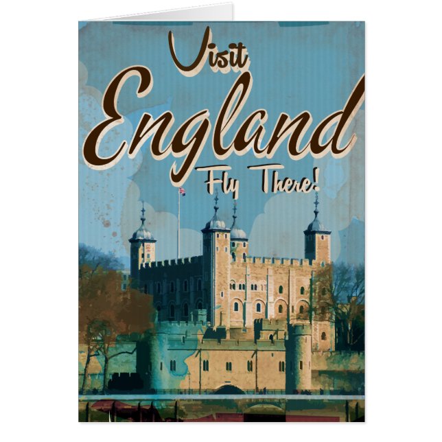 England Vintage travel poster (Front)