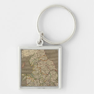 England, Wales 2 Keychain