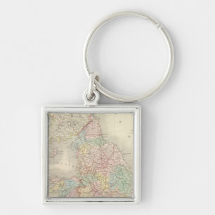 England, Wales 3 Keychain