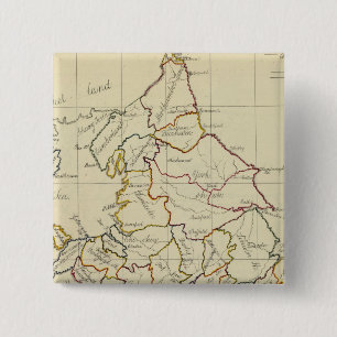England, Wales 4 2 Inch Square Button